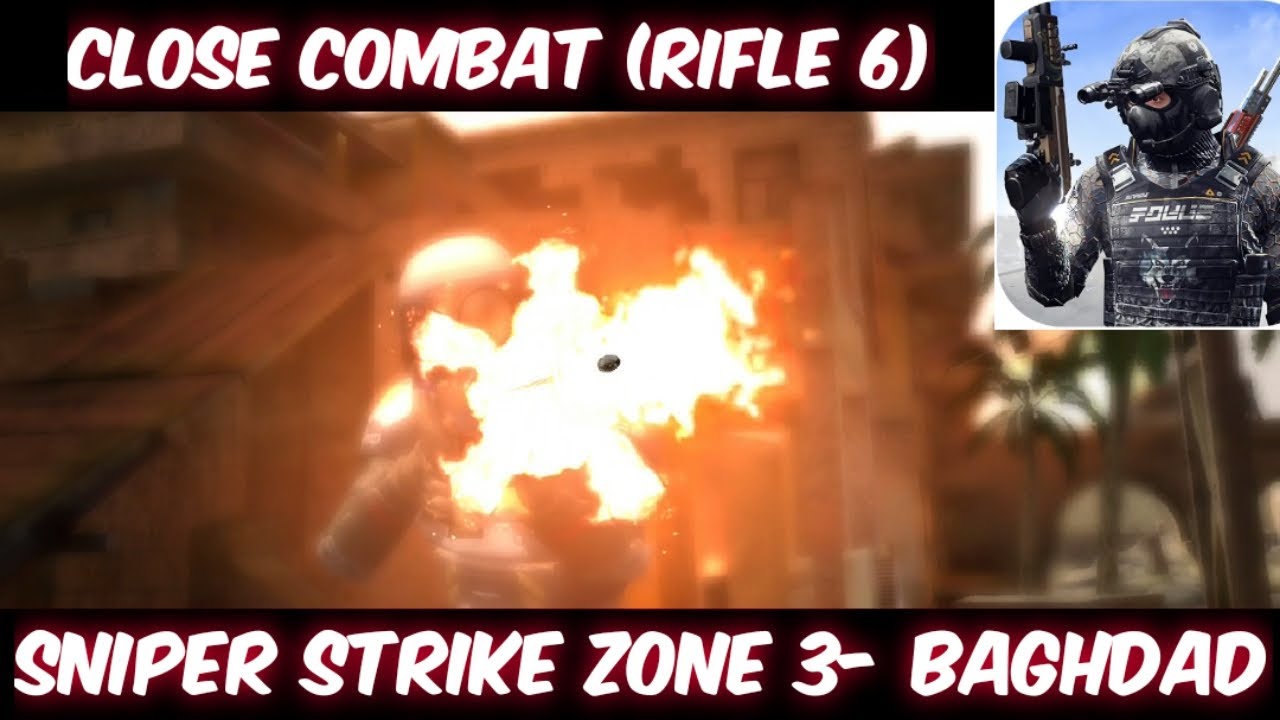 Sniper Strike Close Combat (Baghdad) Gameplay Walkthrough (Android, iOS)