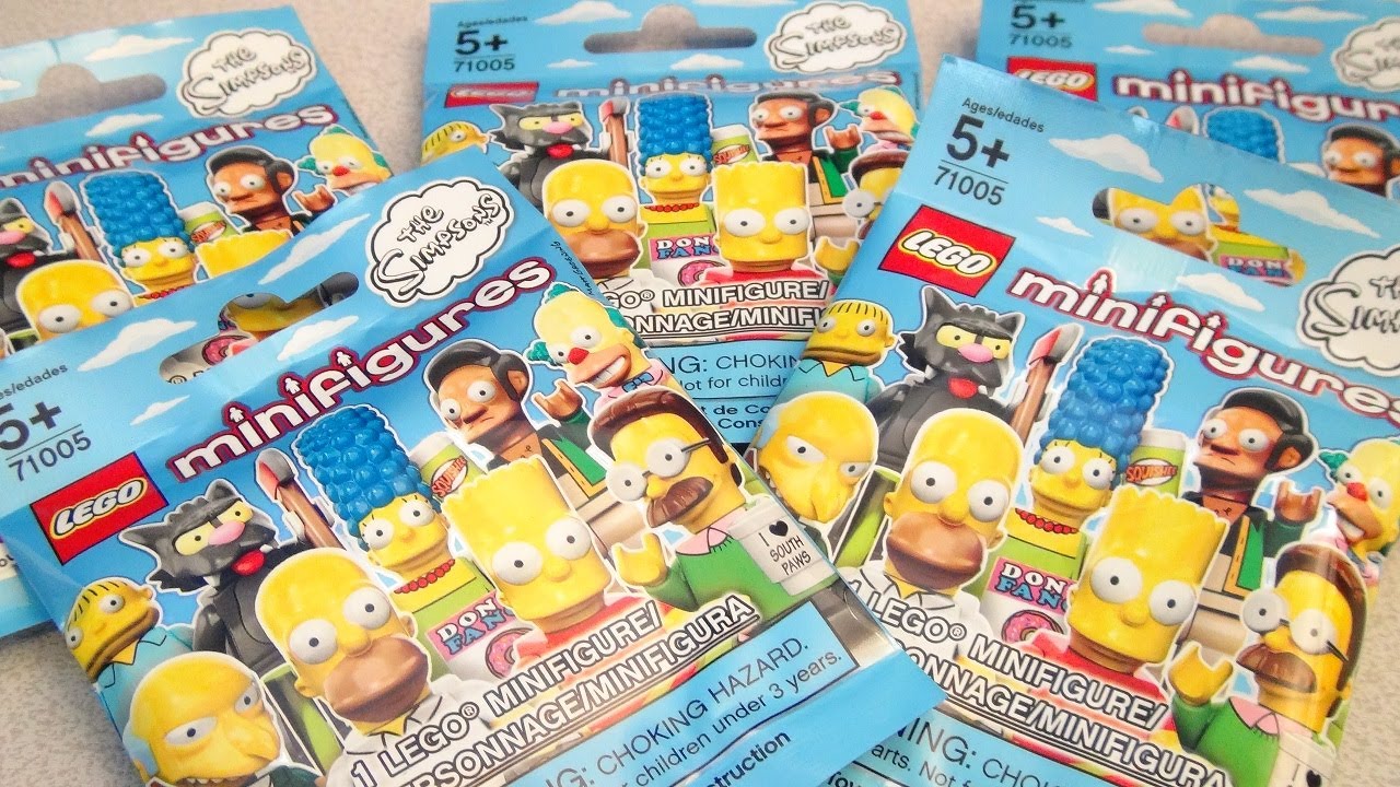 LEGO MINIFIGURE THE SIMPSONS BLIND BAGS VIDEO TOY REVIEW YouTube