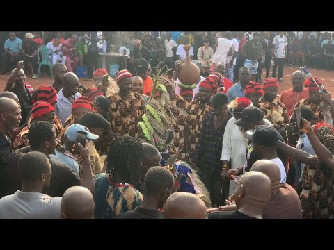 REST IN PEACE IGBOJA || AGBOWOKO MASQUERADE LIVE AT IGBOJA BURIAL CEREMONY