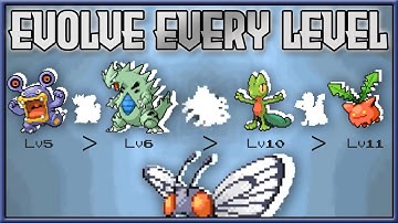 Pokémon But They Evolve Every Level Speedrun