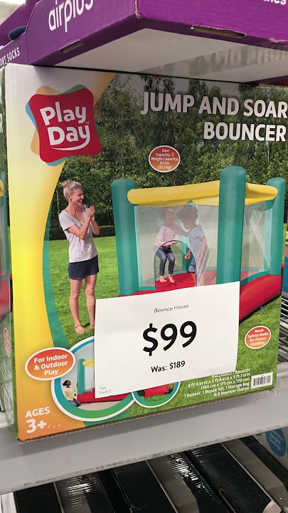 Sale $99 was $189.99 Little Tikes Jump 'n Slide 9'x12' Inflatable Bouncer, Inflatable Bounce House