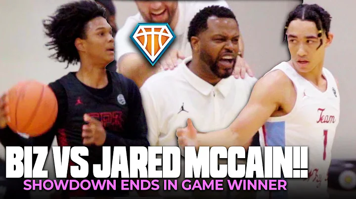 Jared McCain vs Aden "Biz" Holloway GAME WINNER at EYBL Indy!! | Team WhyNot vs CP3 Highlights