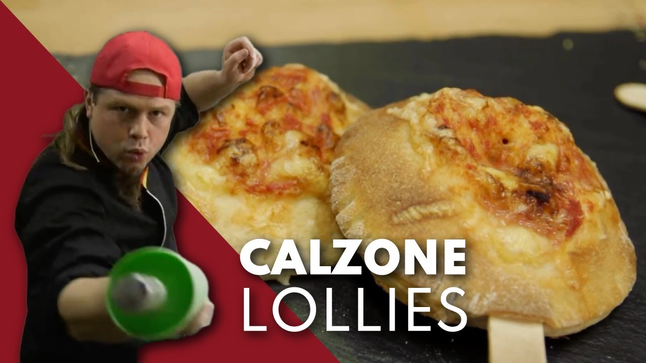 FINGERFOOD mit WOW-EFFEKT – Calzone am Stiel