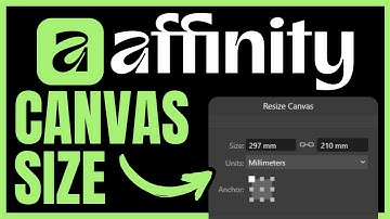How To CHANGE CANVAS SIZE In Affinity Designer (QUICK & EASY) 2025