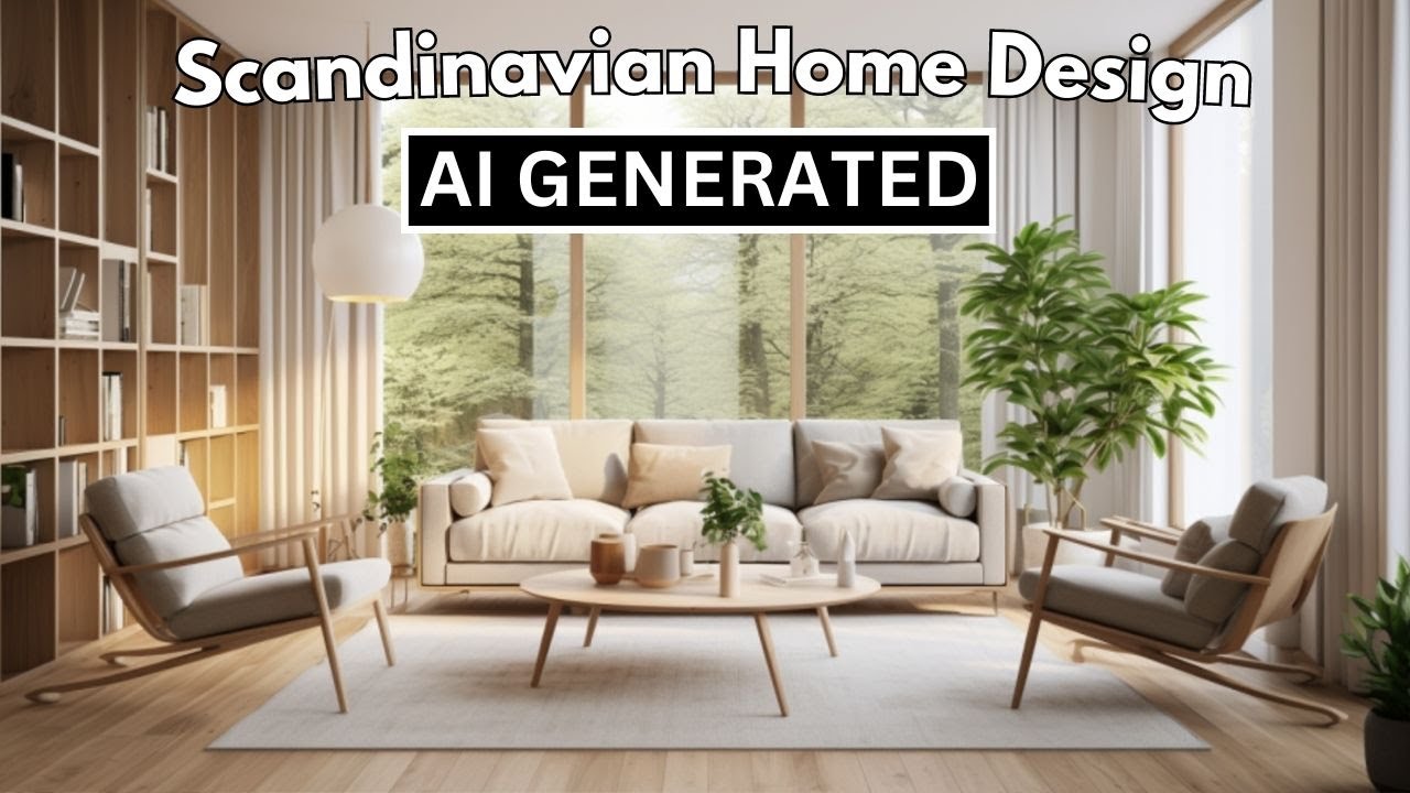 Scandinavian Style Home Designed By AI | Scandinavian Interior Design ...