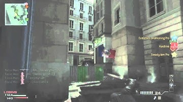 MW3 No Scope Triple Headshot + Hilarious Reaction (OMFG!!)