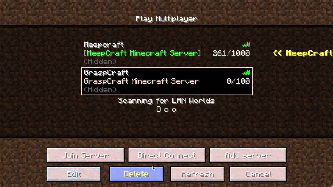 free minecraft server creating