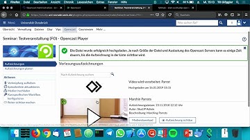 Opencast Integration in Stud.IP