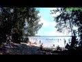 Отдых в Беларуси. На пляж с детьми в выходные. Озеро Белое. Нарочанский парк.