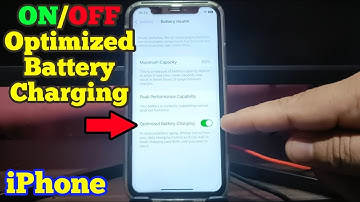 How to Turn ON or OFF Optimized Battery Charging on iPhone X