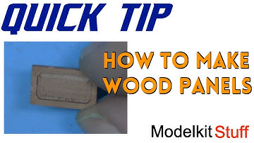 Snelle tip: panelen maken voor houten scheepsmodellen