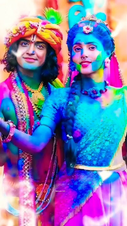 Radha Krishna holi status video 💞 || राधा कृष्णा || hindi song 😘 || #mallikasingh #sumedhmudgalkar