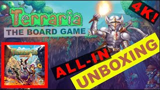 [4K] Terraria: The Board Game - Unboxing [HELLSTONE PLEDGE] [KICKSTARTER] screenshot 4