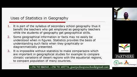 A Level Geography Seminar Series   Statistics