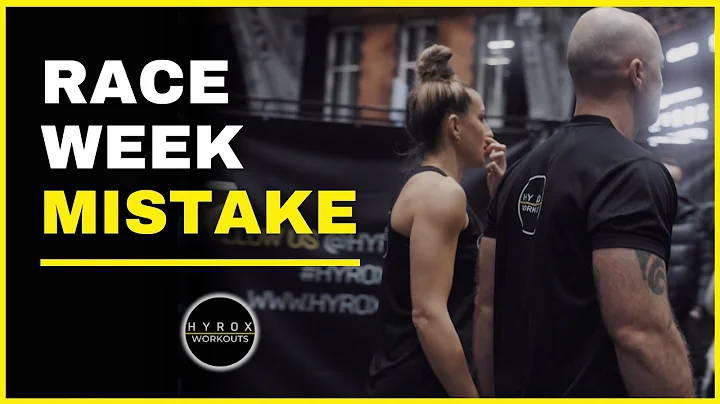 Hyrox taper week explained... When, why & how to do it right