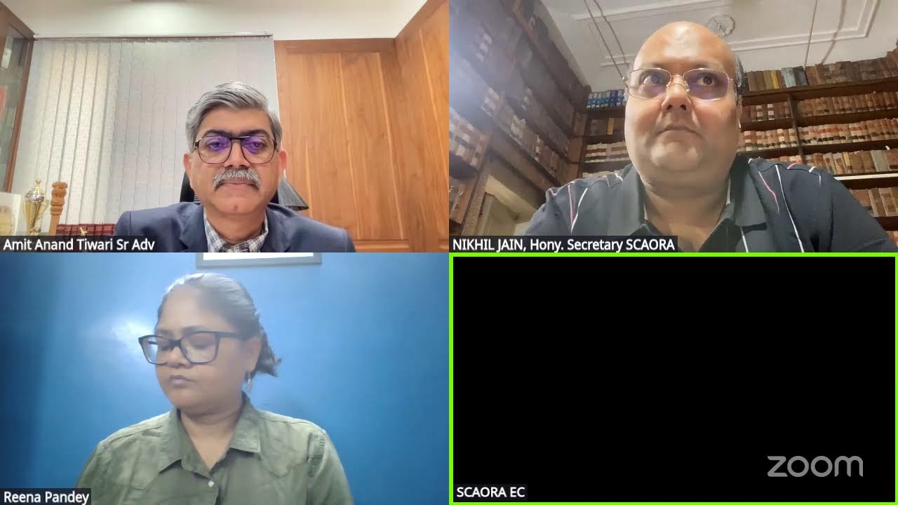 SCAORA AOR Lecture Series 2025 by Sr Adv Amit Anand Tiwari on Leading Cases Anti Defection Law