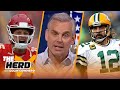 Chargers, Bucs & Chiefs make Colin Cowherd's 2022 Playoff Team Predictions | NFL | THE HERD