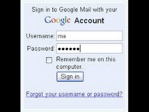 How To Reveal Forgotten Gmail Password Youtube