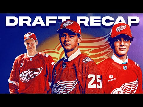Detroit Red Wings Draft Recap 2025 - YouTube