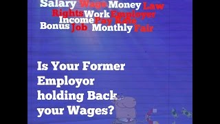 Law on the Massachusetts Wage Act