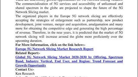 Europe 5G Network Slicing Market