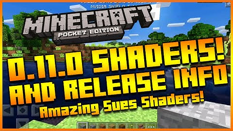 ★MINECRAFT POCKET EDITION 0.11.0 UPDATE - NEW AMAZING! SEUS REALISTIC SHADERS MOD!★