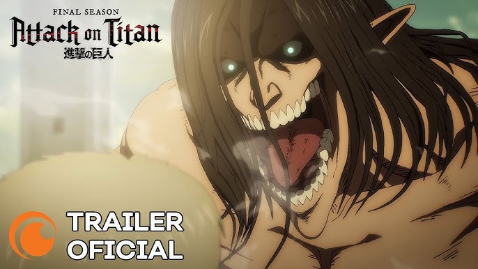 Attack on Titan Final Season THE FINAL CHAPTERS  Trailer Oficial -  Disponível na Crunchyroll 