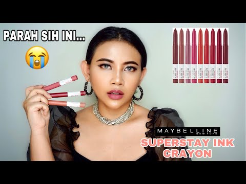 MAYBELLINE SUPERSTAY INK CRAYON VS MAYBELLINE SUPERSTAY MATTE INK LIP CREAM. 