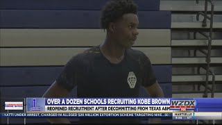 Kobe Brown talks recruiting after decommitting from Texas A&M