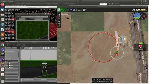 Circular waypoint mission