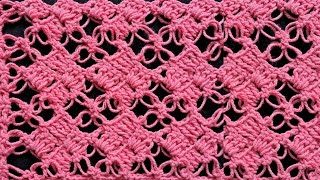 Lindo Patrón a Tejido a Crochet Paso a Paso/Punto Tejido a Croché/Beautiful Crochet Blanket/Crochê