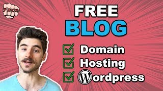 Create a Free blog with WordPress (inc. domain, hosting & WP theme)