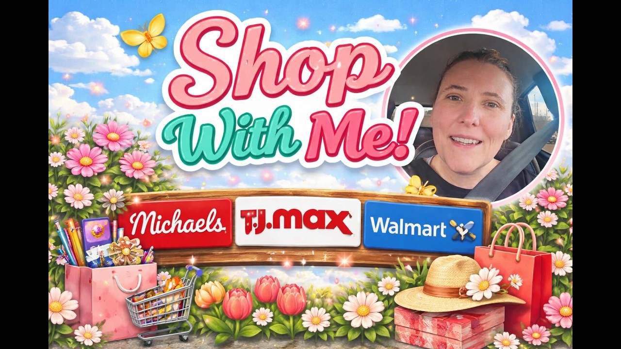 Relaxed Shop With Me ✨ Michaels, TJ Maxx & Walmart | Crafts, Yarn & Spring Vibes