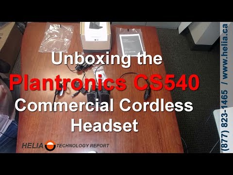 Unboxing and Review of the Plantronics CS540 Headset