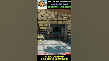 Pteranodon Rework! - Replacement Mod! - JWE2 Mods - #shorts