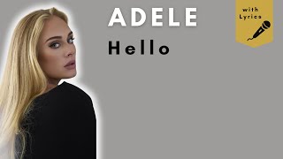 Hello - Adele (Lyrics)