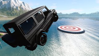 Cars vs Target – BeamNG.Drive Crashes | Mercedes G Class vs BMW X5 vs BMW 7 Series