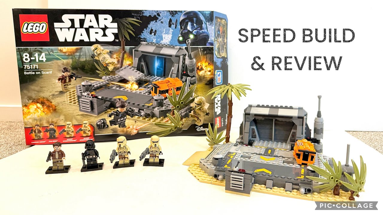 タラです♪ LEGO Star Wars 75171 Battle on Scarif REVIEW!!! - YouTube