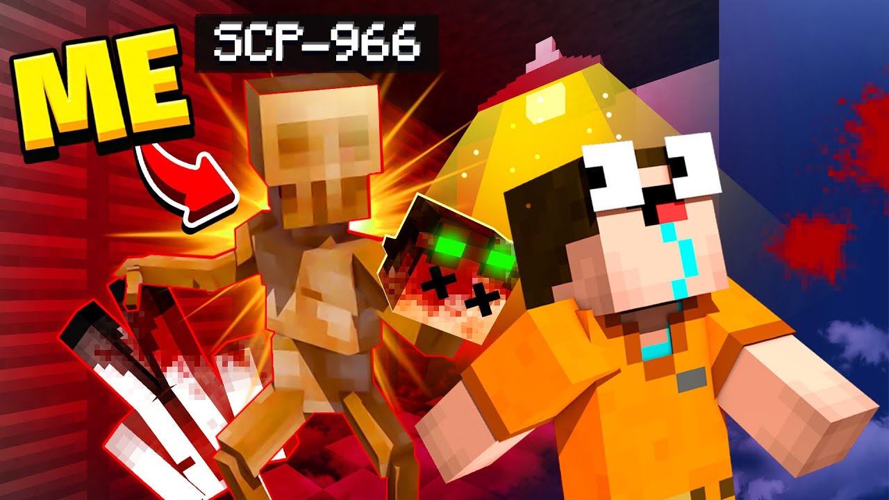 I Became SCP-966 in MINECRAFT! - Minecraft Trolling Video 