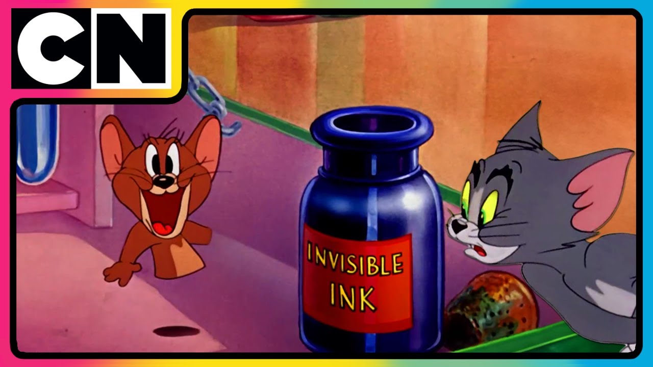 Tom and Jerry 😺🐭| Jerry’s Invisible Ink Prank! 😆| Animated Cartoon 😍| Cat & Mouse Cartoon @cnind