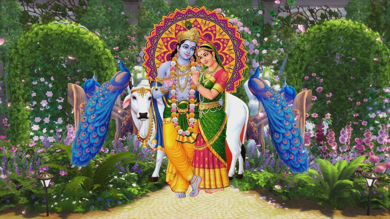 lord krishna background video || krishna background green screen || krishna green screen video