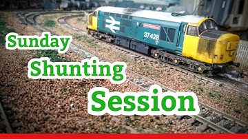 Sunday Shunting Session | Raw footage oo Gauge shunting operations (Class 37)