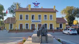 Karaman Tren Istasyonu Turkish City Of Karaman Train Station, 24 Temmuz 2022