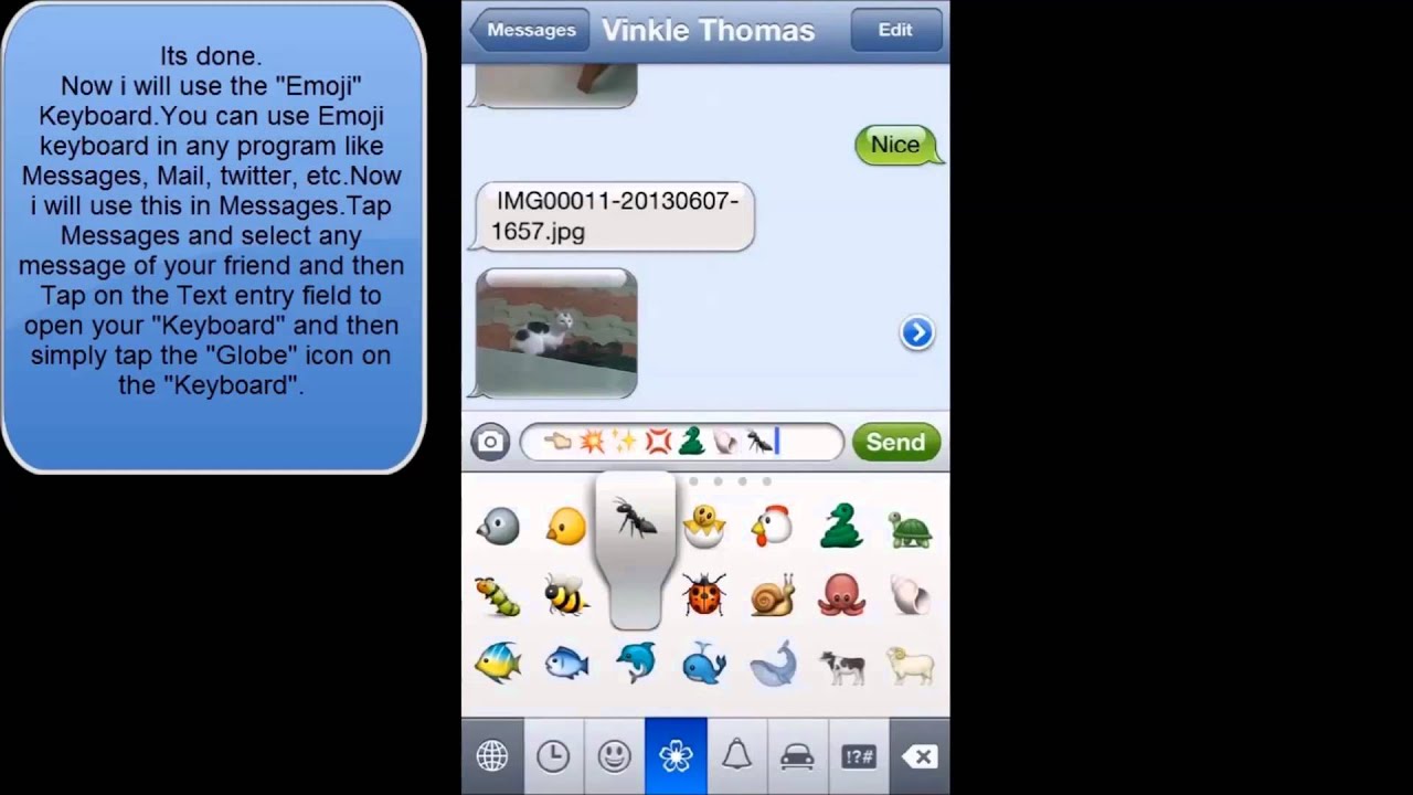 HOW TO ENABLE OR DISABLE EMOJI KEYBOARD IN IOS 6 - YouTube
