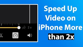 How to Speed Up Video on iPhone More than 2x on iMovie