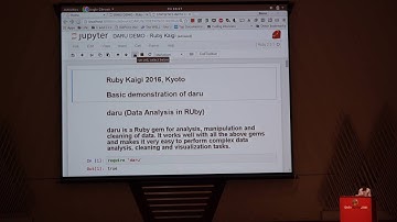 [EN] Data Analysis in RUby with daru / Sameer Deshmukh