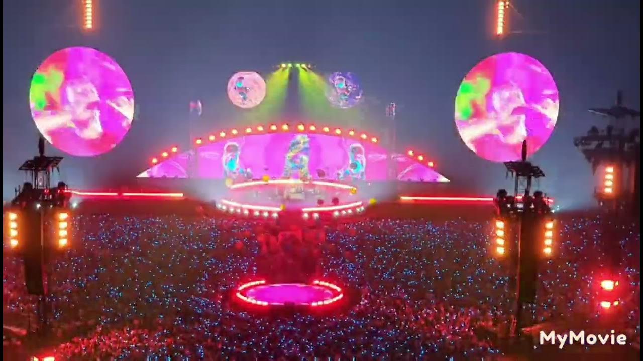 Coldplay music of the spheres live at Wembley stadium 20/08/22 YouTube