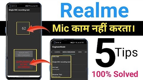 realme mic problem solution | Call करने पर microphone काम नहीं करता | realme oppo OnePlus