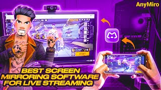 Best Screen Mirroring software for Live Stream FREE FIRE mobile on PC/ with OBS using AnyMiro screenshot 5