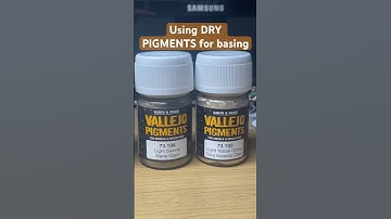 How to use dry pigments to base miniatures - LOTR Journeys in Middle Earth #miniature #warhammer40k